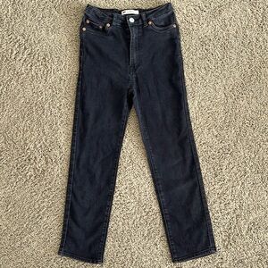 Levi’s Kids Black Denim Jeans / Ribcage Straight Ankle Style - Size 10